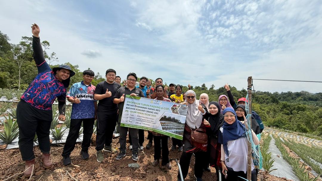 Program PTP: Projek Penanaman Nanas MD2, IPR Basmi Miskin Tegar, Komuniti Orang Asli Kampung Kuin/Lengut